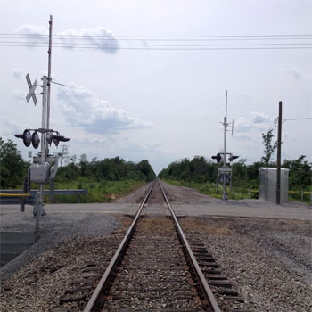 Railroad signals installed